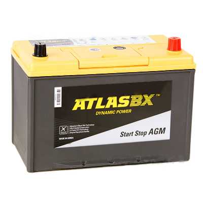 Аккумулятор автомобильный Atlas AGM 90Ah (о.п.)